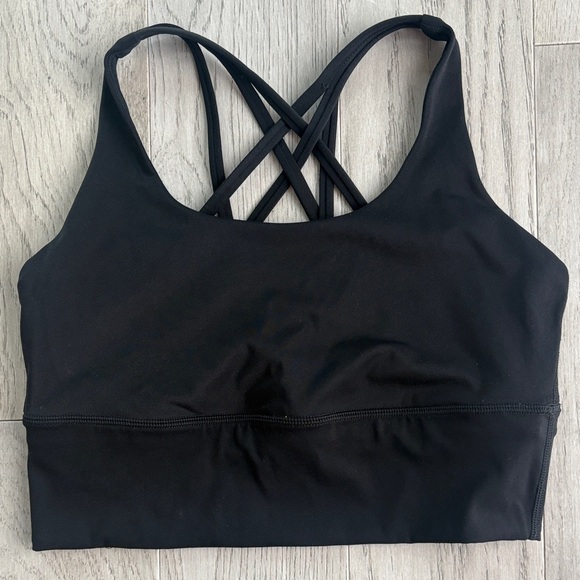 CRZ YOGA Other - CRZ Yoga Black Strappy Sports Bra Medium